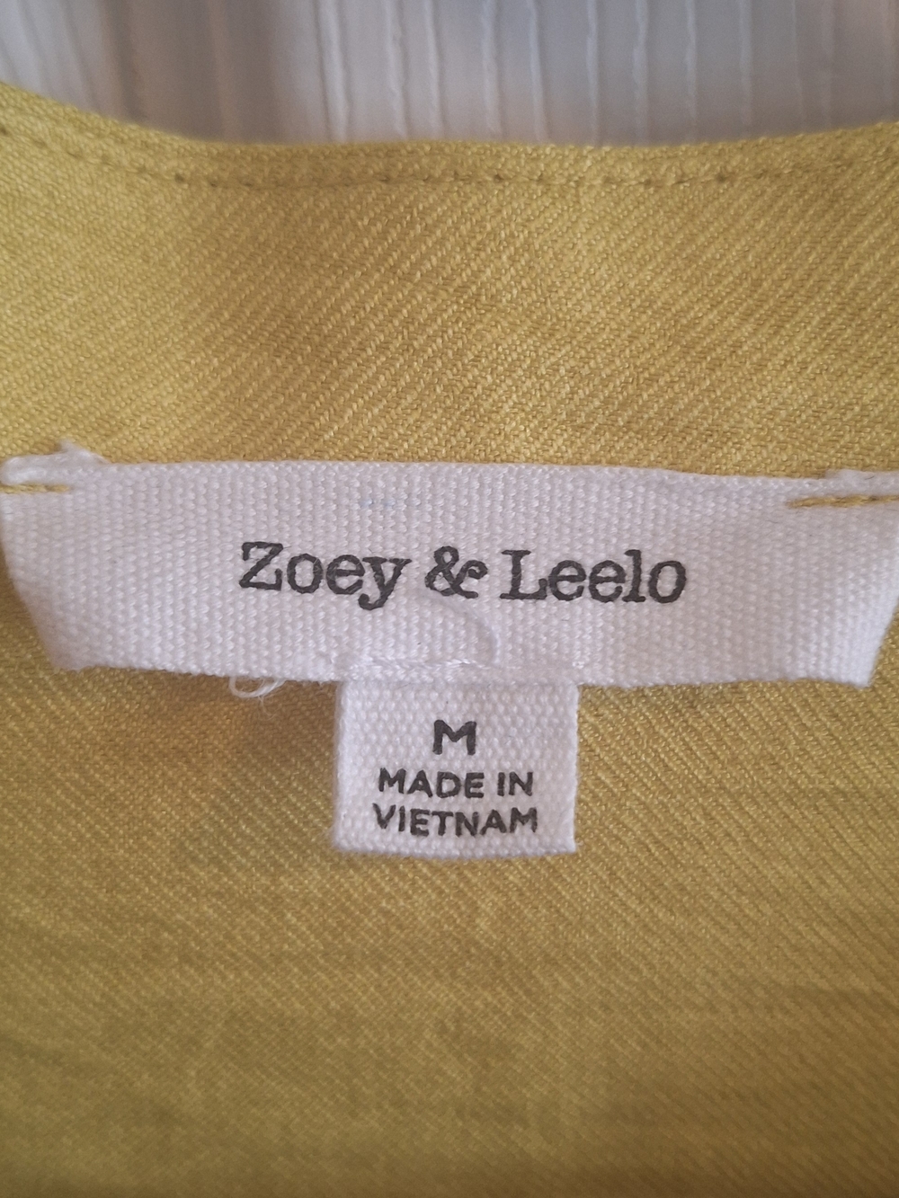 Tiered Casual Short-Sleeve Dress in Mustard Yellow - Picture 2 of 5